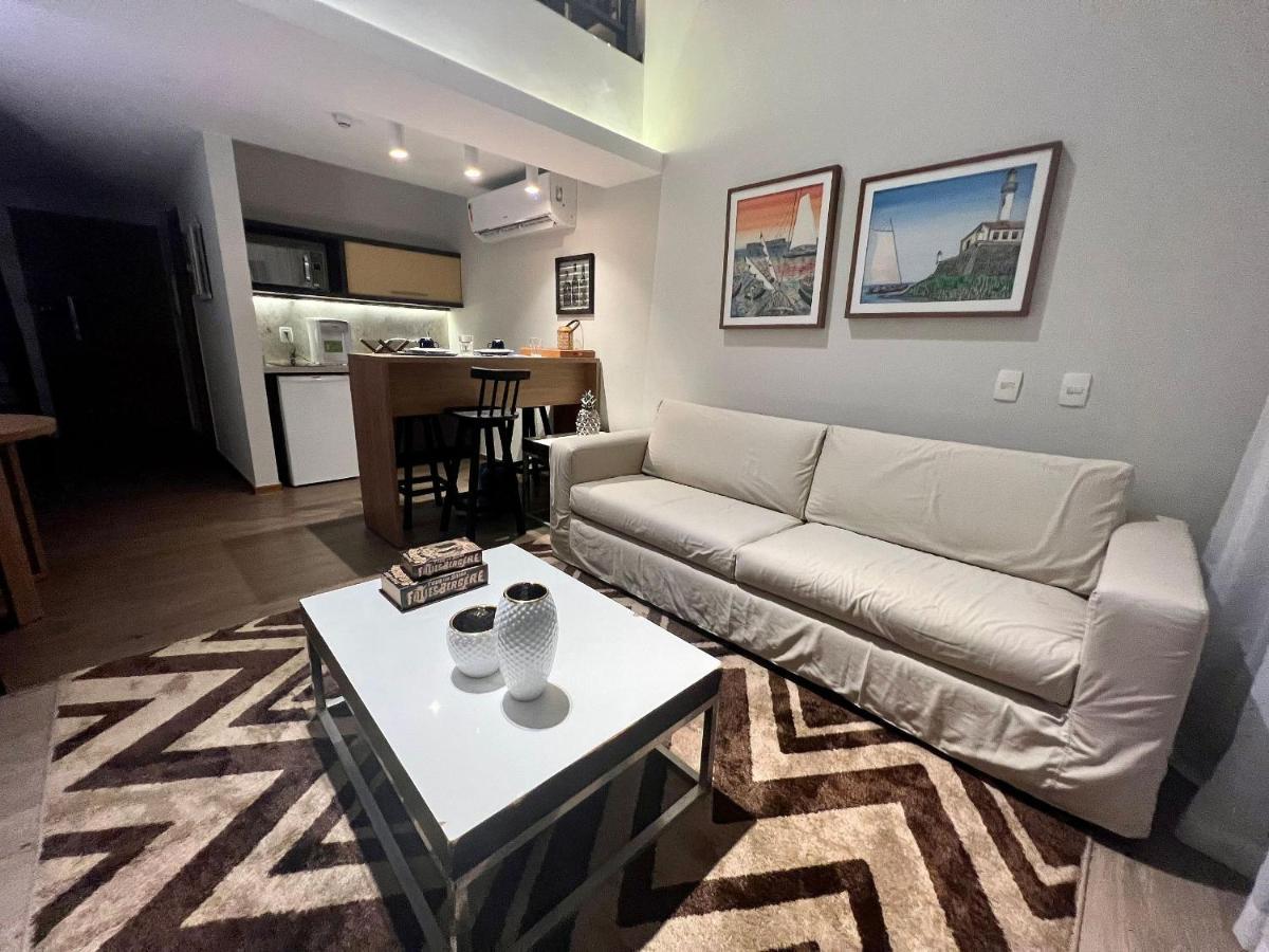 Apartamento Loft Duplex Urbano E Sofisticado, Com Temática Praiana No Rio Vermelho Salvador Exterior foto